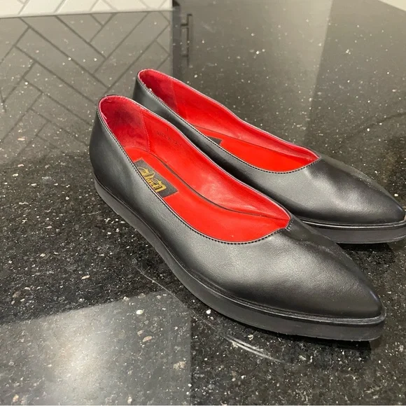 Von D Roxy Ballerina Flats- Vegan Goth - Picture 2 of 10